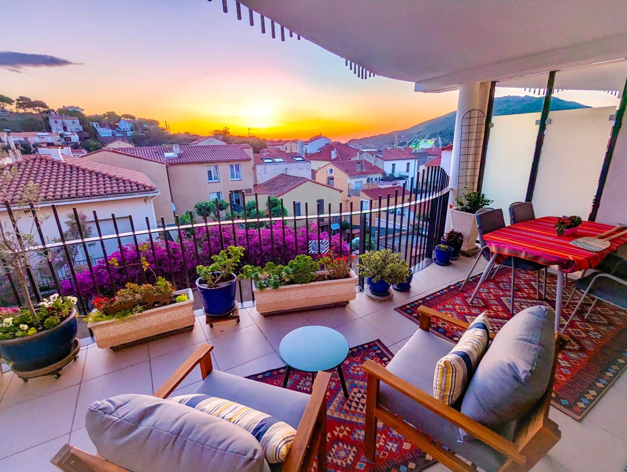 1Br Apartment T2 54M2 Onde Marine 2Nd Floor Lift Wifi Ac Parking Port Vendres Buitenkant foto