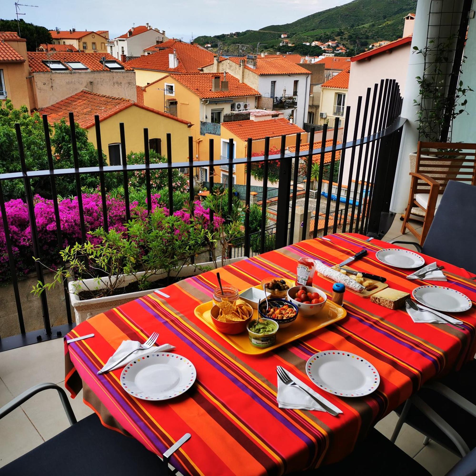 1Br Apartment T2 54M2 Onde Marine 2Nd Floor Lift Wifi Ac Parking Port Vendres Buitenkant foto
